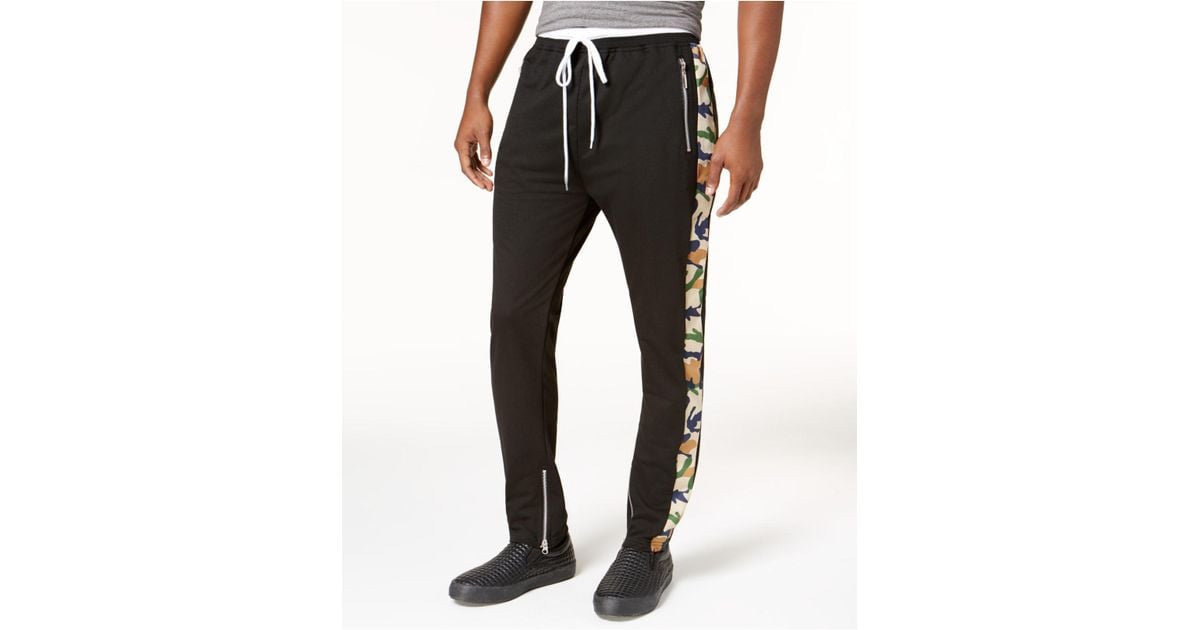 american stitch striped track pants