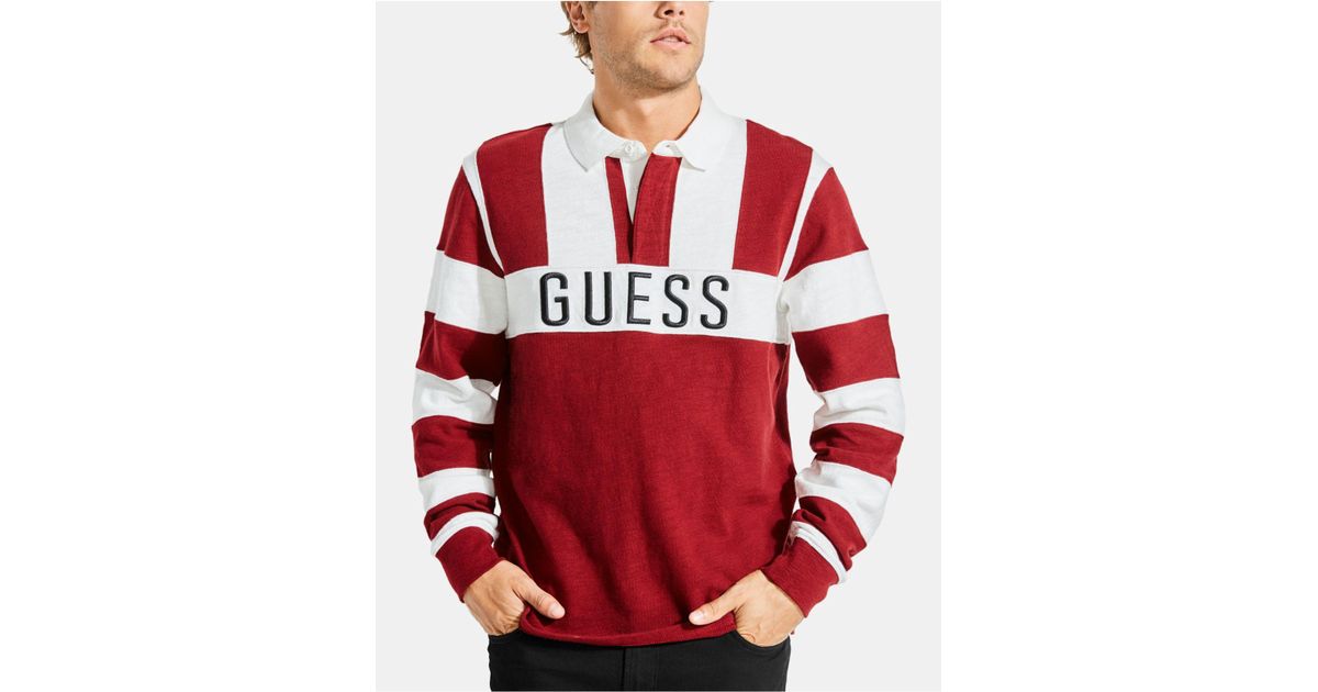 guess rugby shirt