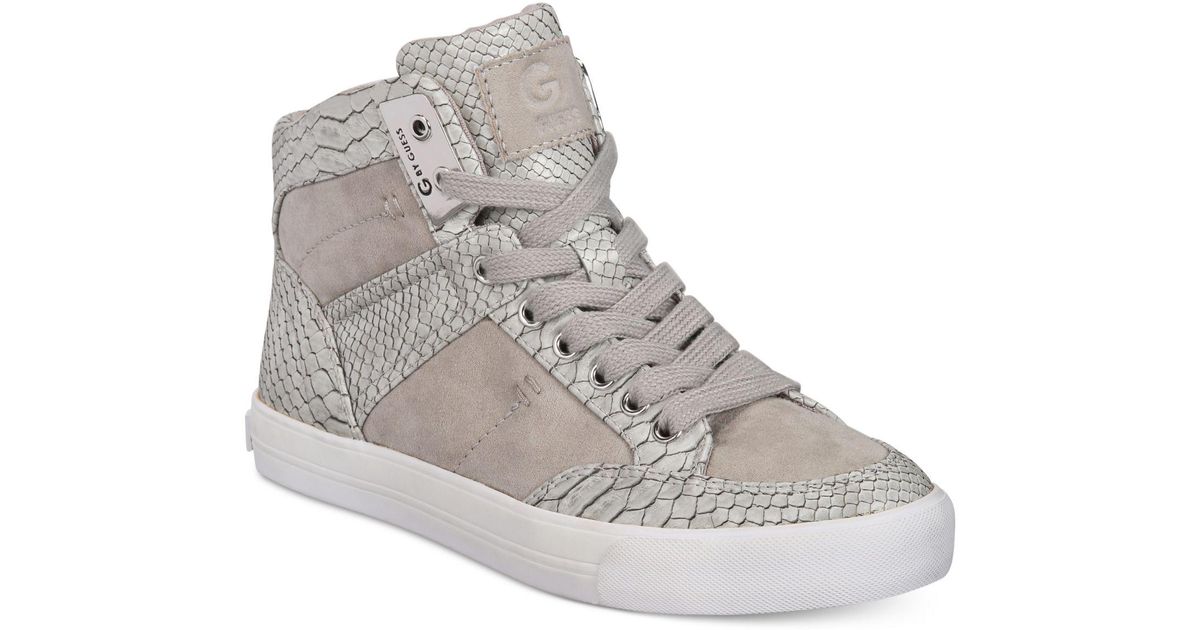 g by guess high top sneakers