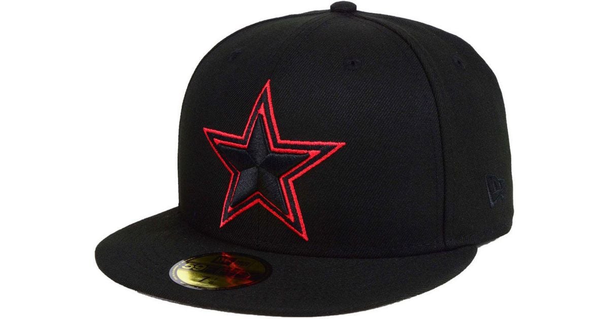 KTZ Dallas Cowboys Basic Fashion 59fifty Fitted Cap in Black for Men | Lyst