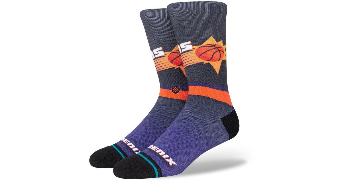 Stance Cotton Phoenix Suns Hardwood Classics Fader Collection Crew Socks in Black for Men Lyst