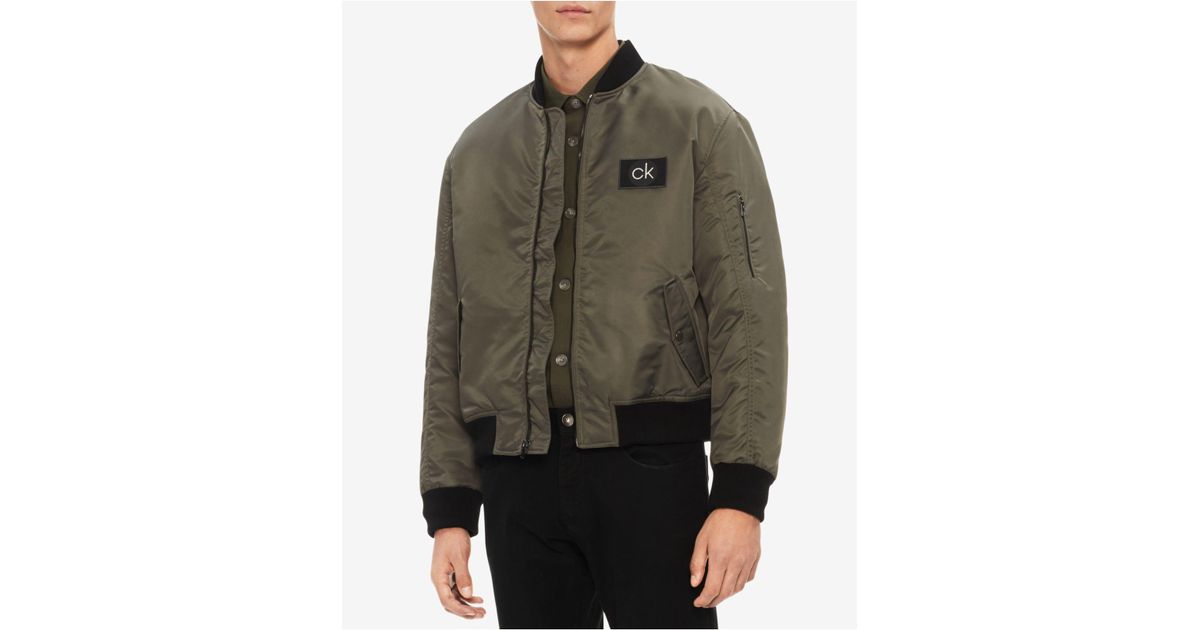 calvin klein flight jacket