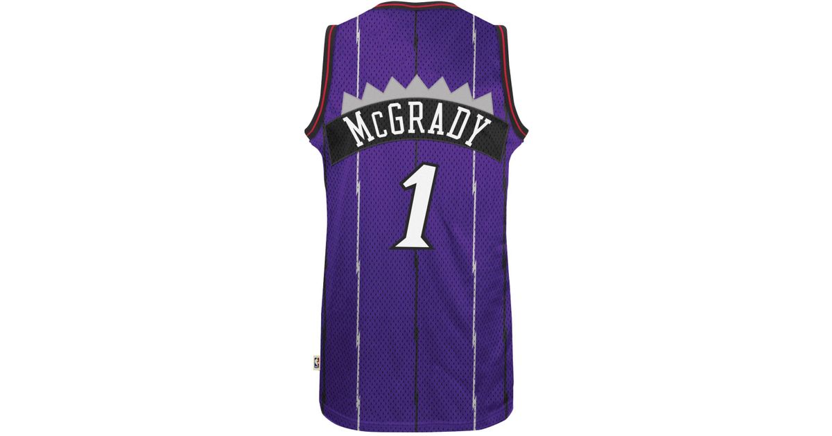 tracy mcgrady purple raptors jersey