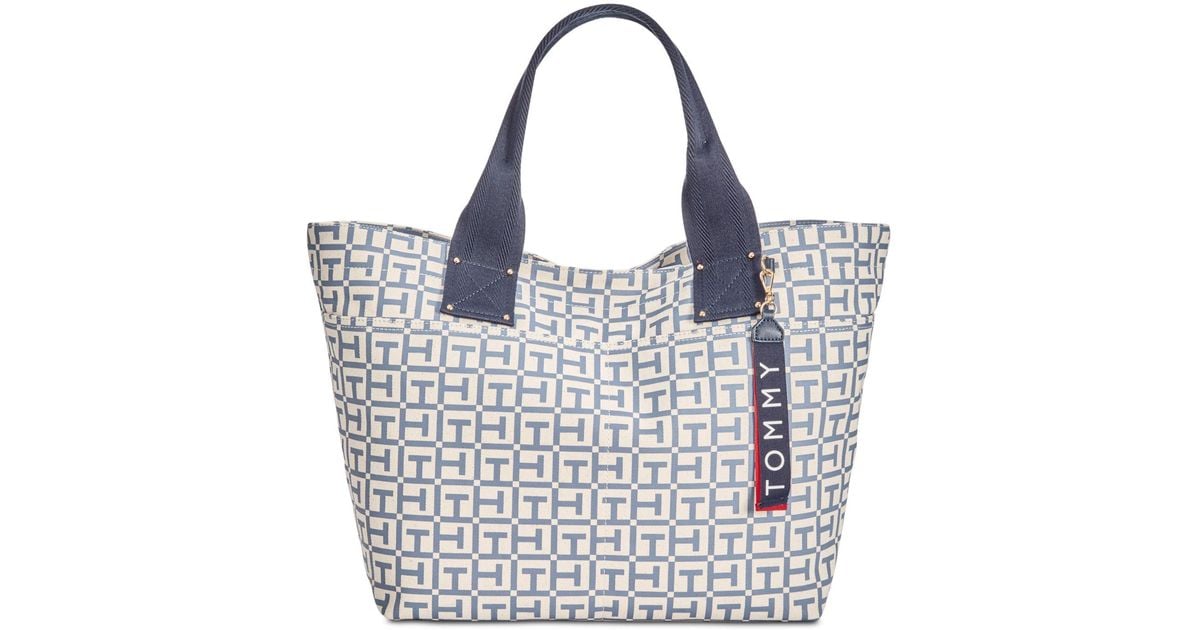 tommy hilfiger canvas tote