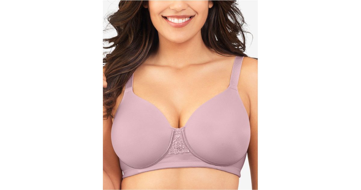 Vanity Fair Purple Full Figure Beauty Back Smoother Wireless Bra 71380 Lyst