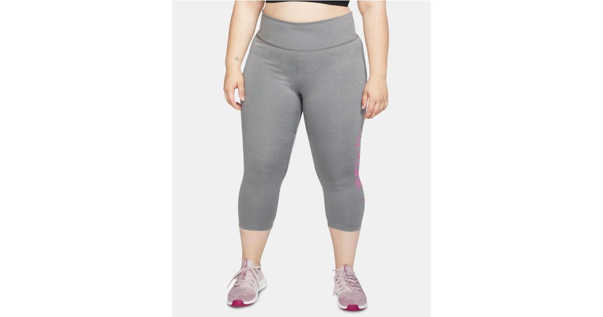 dark grey cropped leggings