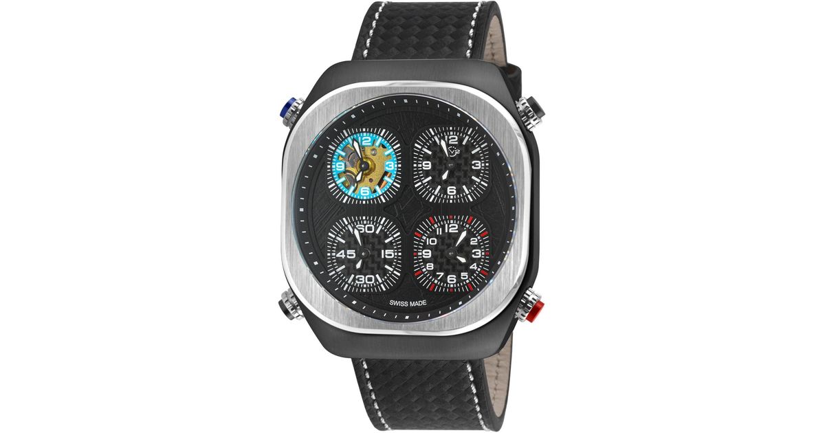 Gevil Gevril Quattro Swiss Quartz in Gray for Men | Lyst