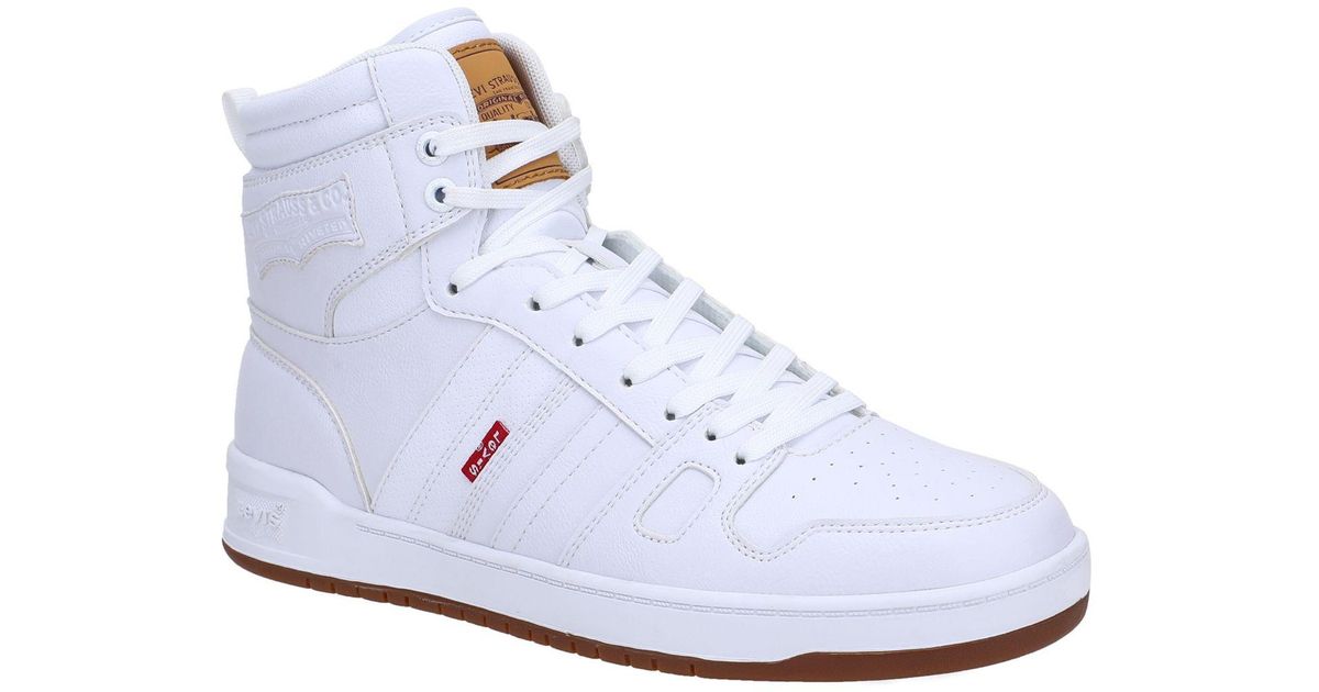 Levi's Drive Lo Casual Shoe - Big Kid - White / Gray / Navy / Red |  Westland Mall