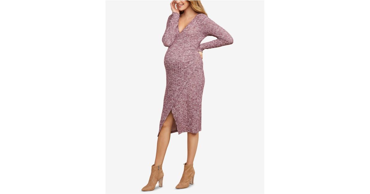 jessica simpson wrap maternity dress