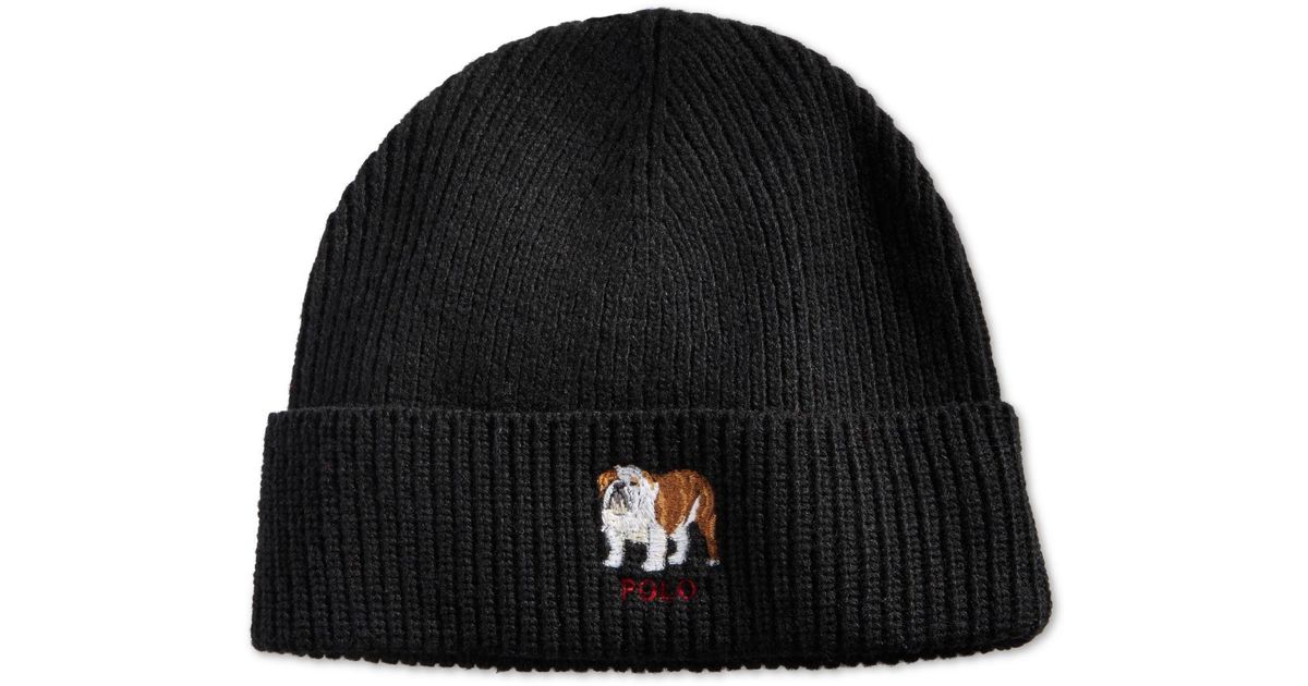 polo bulldog beanie