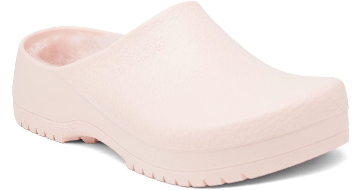 Birkenstock Superbirki Shearling Water Resistant Clogs From Finish