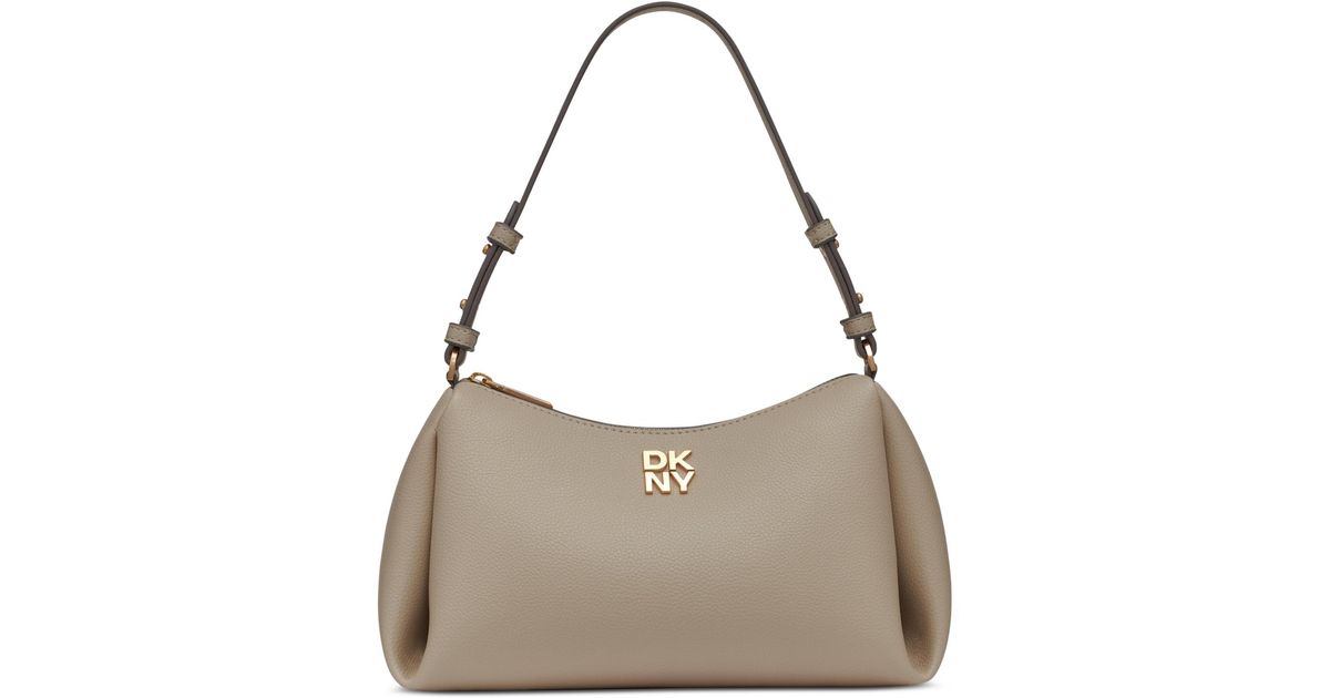 Shoulder Remy DKNY Remy Top Zip Shoulder Bag in Brown | Lyst