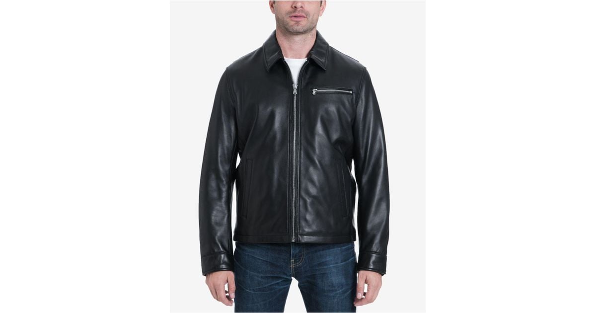 michael kors james dean leather jacket