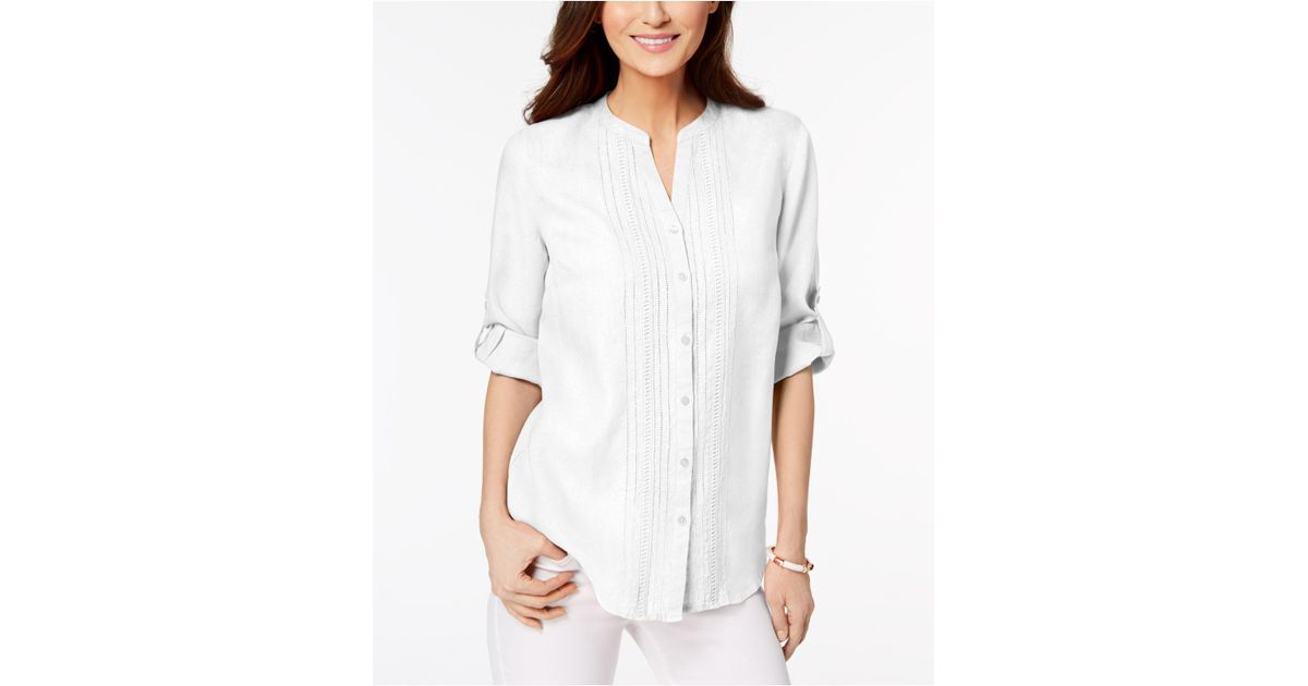 macys charter club petite tops