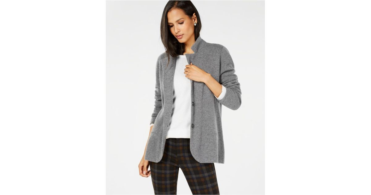 macys cashmere jacket