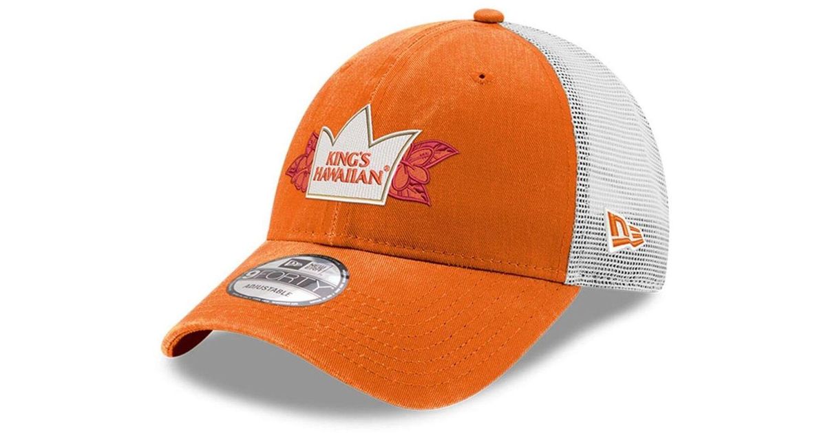 KTZ Orange Brad Keselowski King's Hawaiian 9forty Aframe Trucker