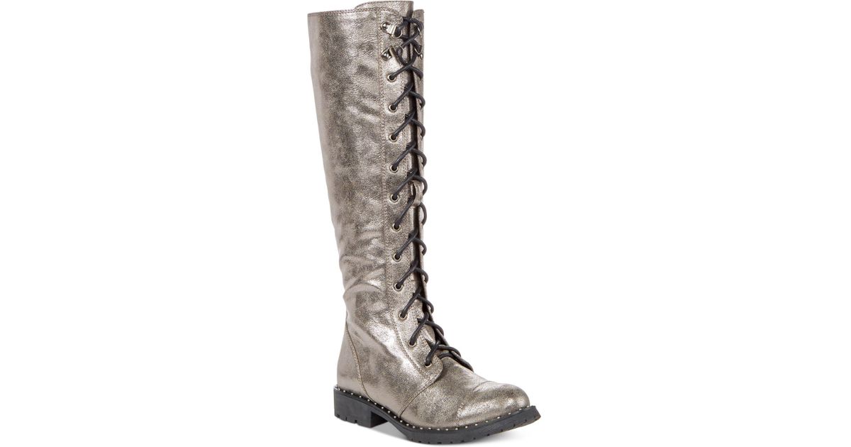 dirty laundry roset tall combat boots