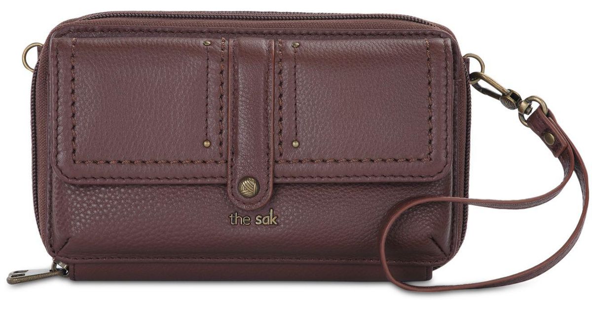 The Sak Synthetic Sequoia Smartphone Crossbody Wallet Lyst