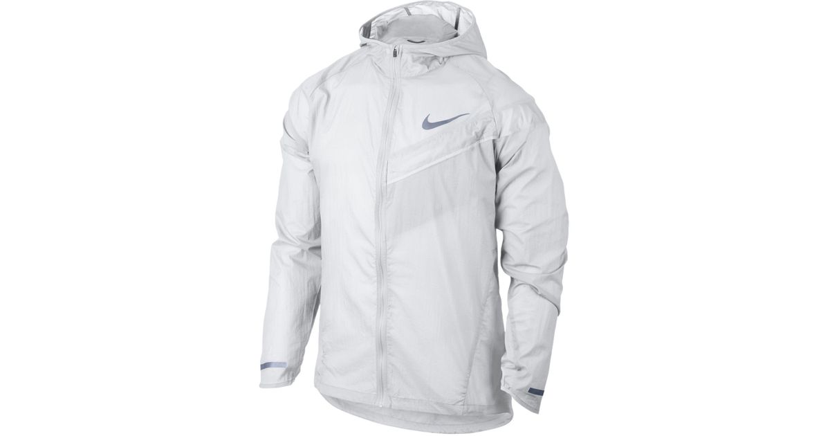 Nike Synthetic Men's Impossibly Light Running Jacket in White for Men | Lyst