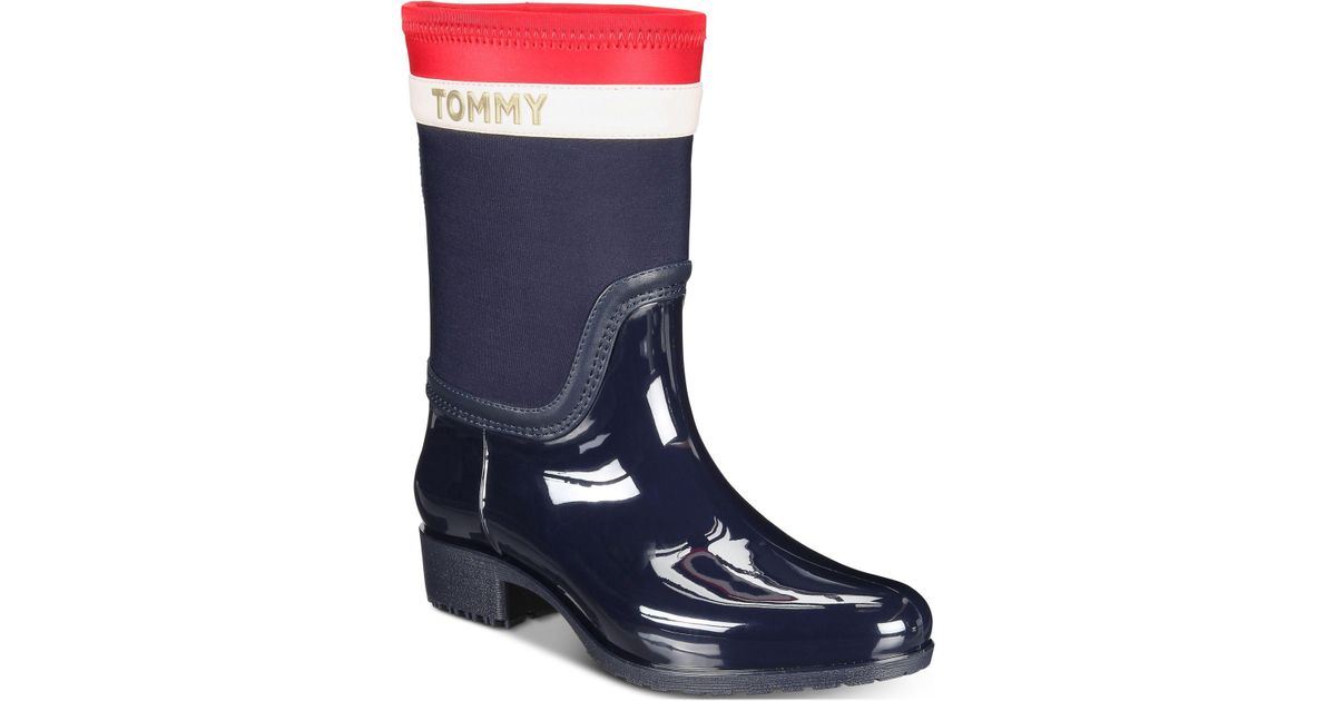 macy's boots tommy hilfiger