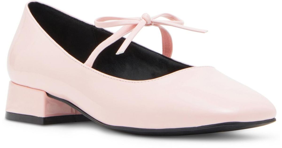 Block Heel Macys Ballerina Flats Madden Girl Egret Block-heel Mary