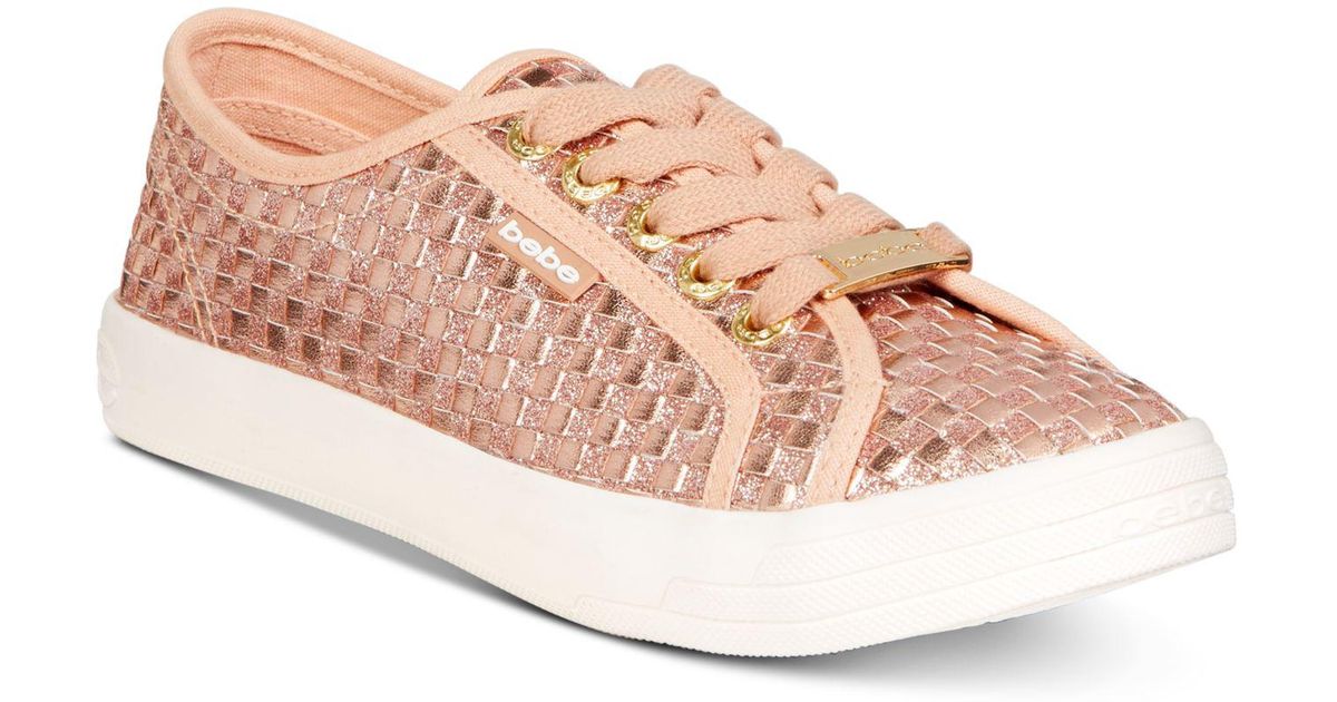 bebe dorey lace up sneakers