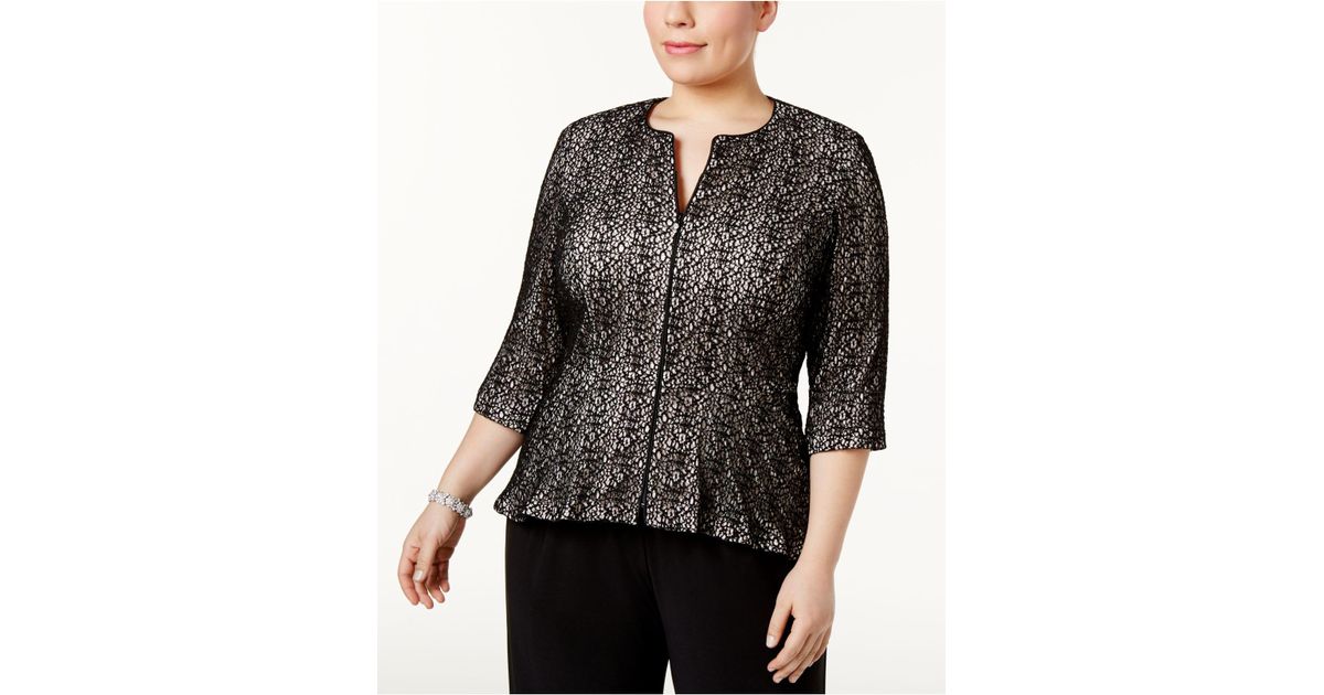 alex evening jackets plus size