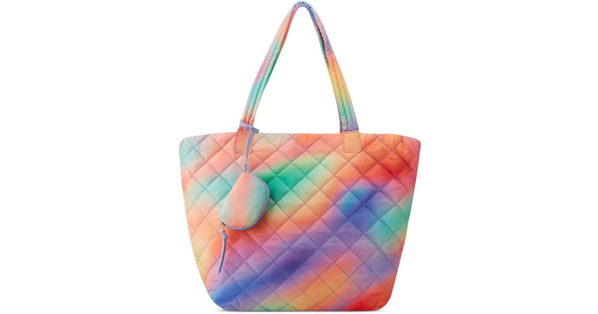 INC International Concepts Nylon Breeah Extra Large Quilted Tote