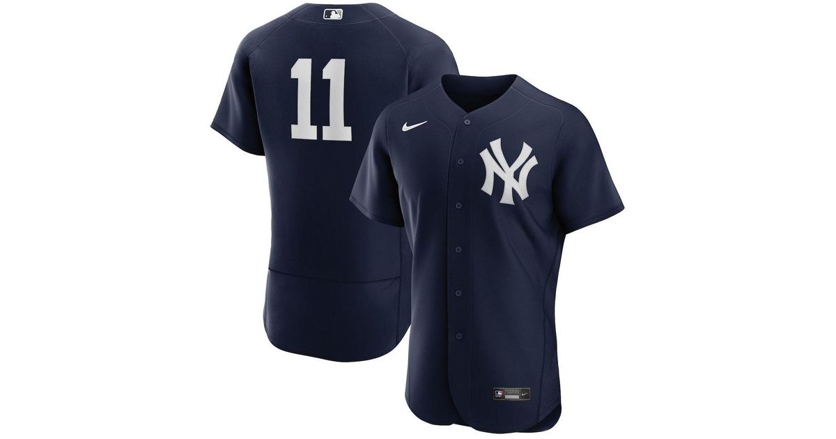 Nike Anthony Volpe Navy New York Yankees Alternate Authentic Jersey in