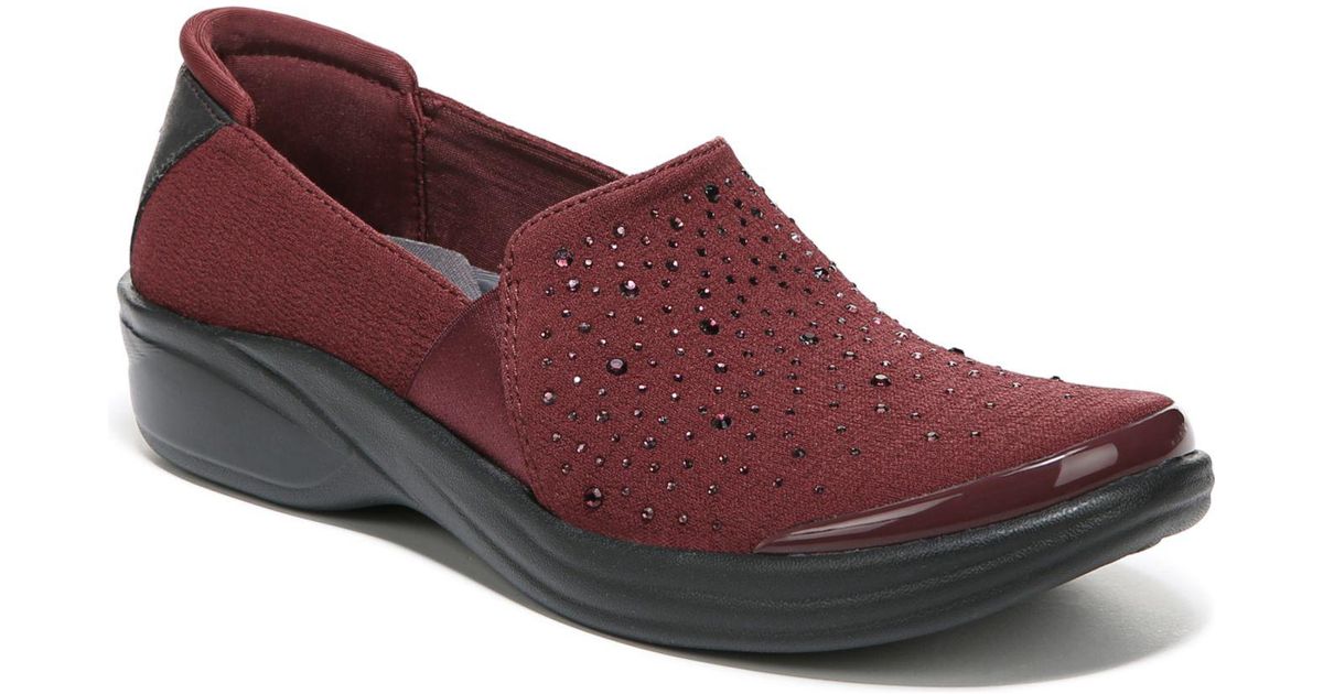 Bzees Synthetic Poppyseed Washable Slip-ons in Red | Lyst