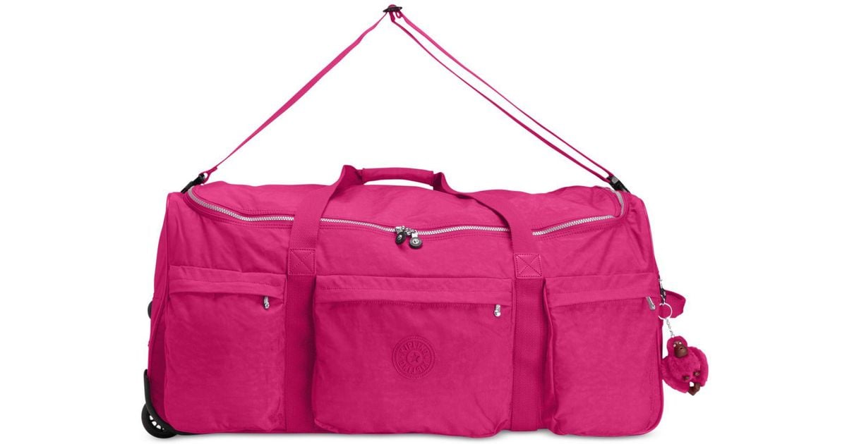 Kipling Discover 30 Rolling Duffle in Pink Lyst