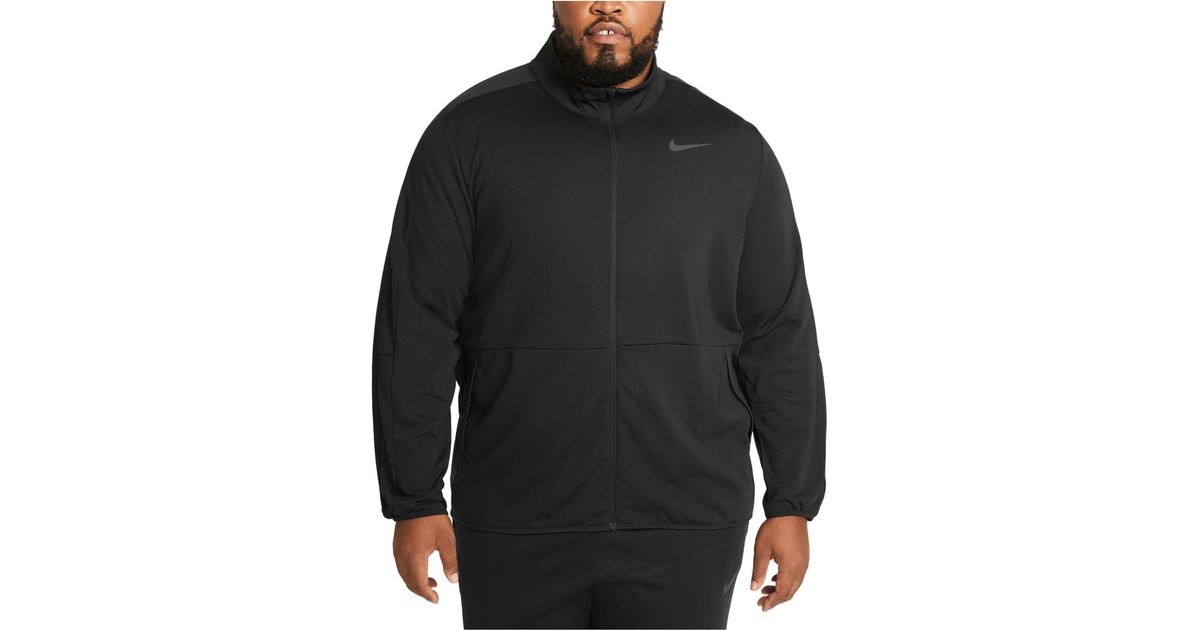 Nike Synthetic Big & Tall Epic Knit Training Jacket in Smoke Grey/Black (Gray) for Men | Lyst