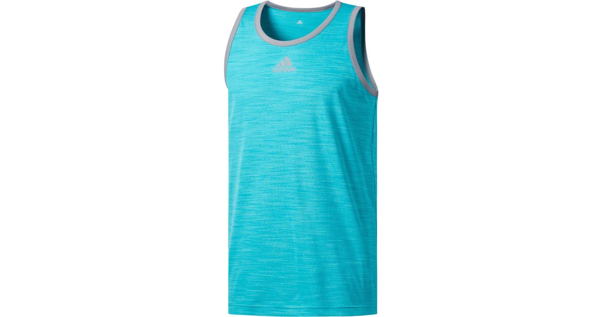 adidas men's heathered tank top