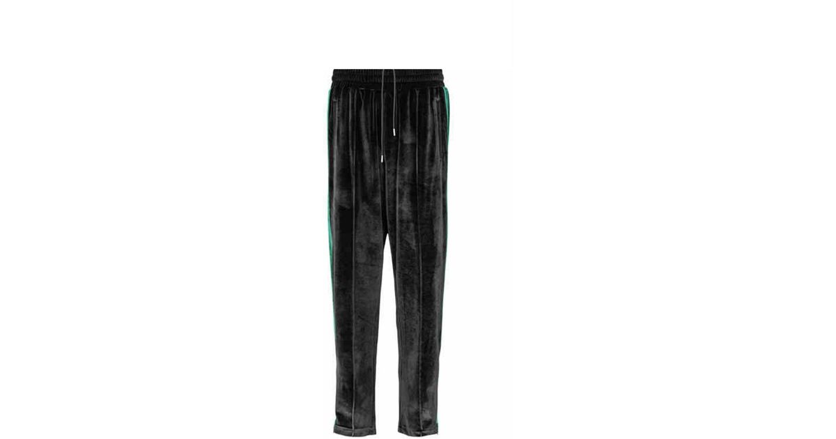CHARLIE LUCIANO Velvet Pants in Black | Lyst