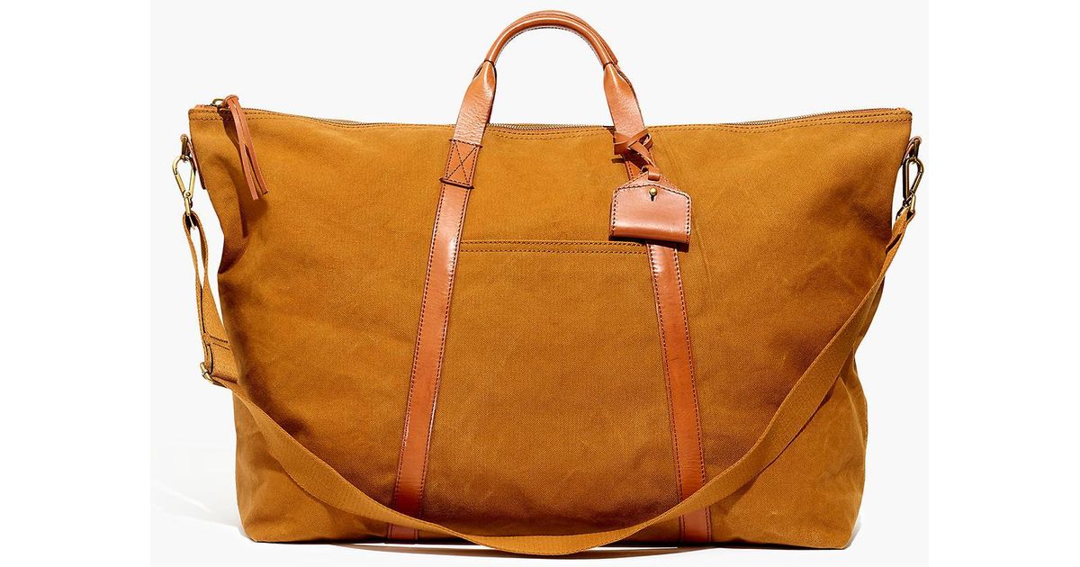 Madewell Multicolor The Essential Overnight Bag In Canvas
