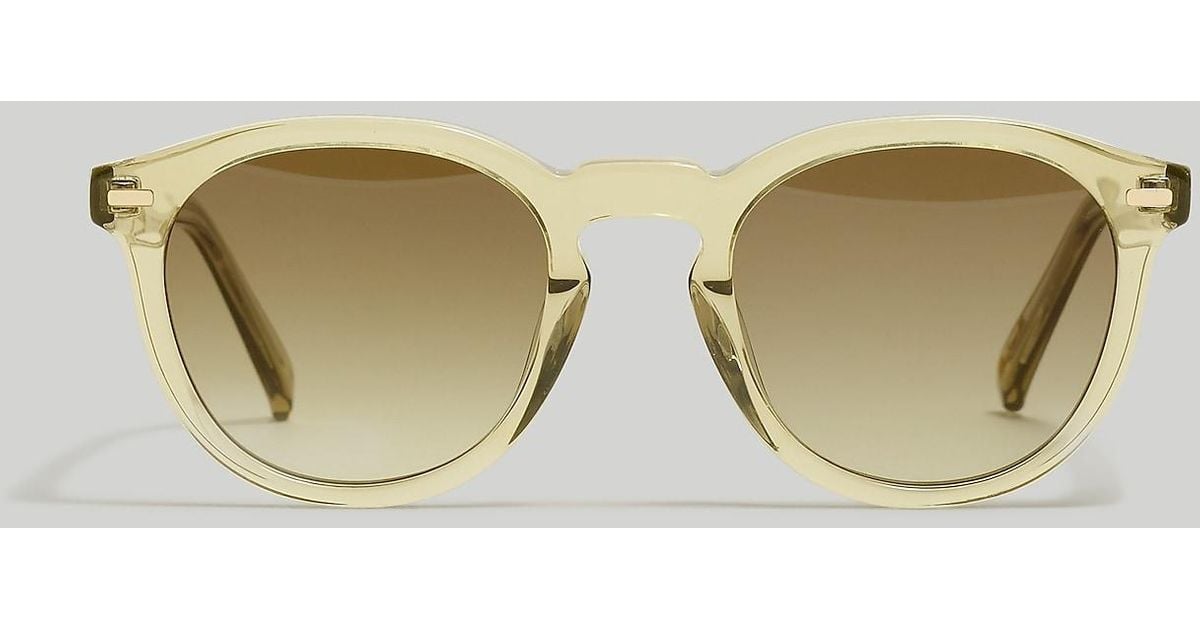 MW Round Acetate Sunglasses in Natural for Men | Lyst