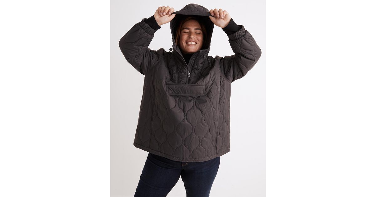 MW Synthetic Plus Airpuff Quilted Packable Popover Puffer Jacket in Black | Lyst Canada