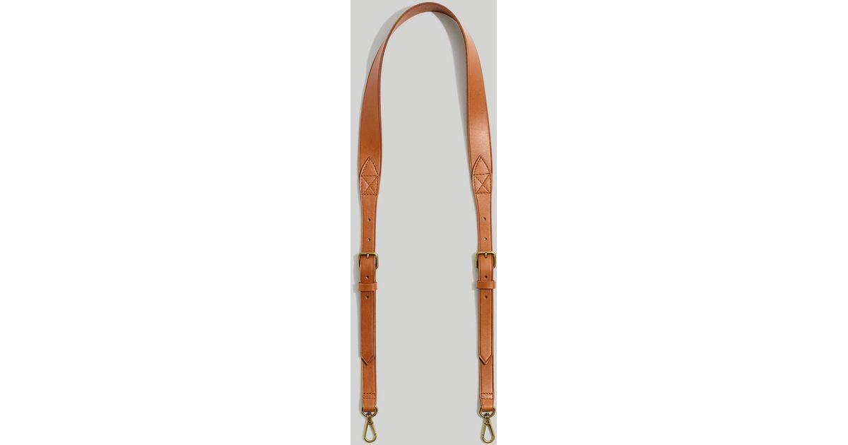 MW The Crossbody Bag Strap Leather Edition in White Lyst