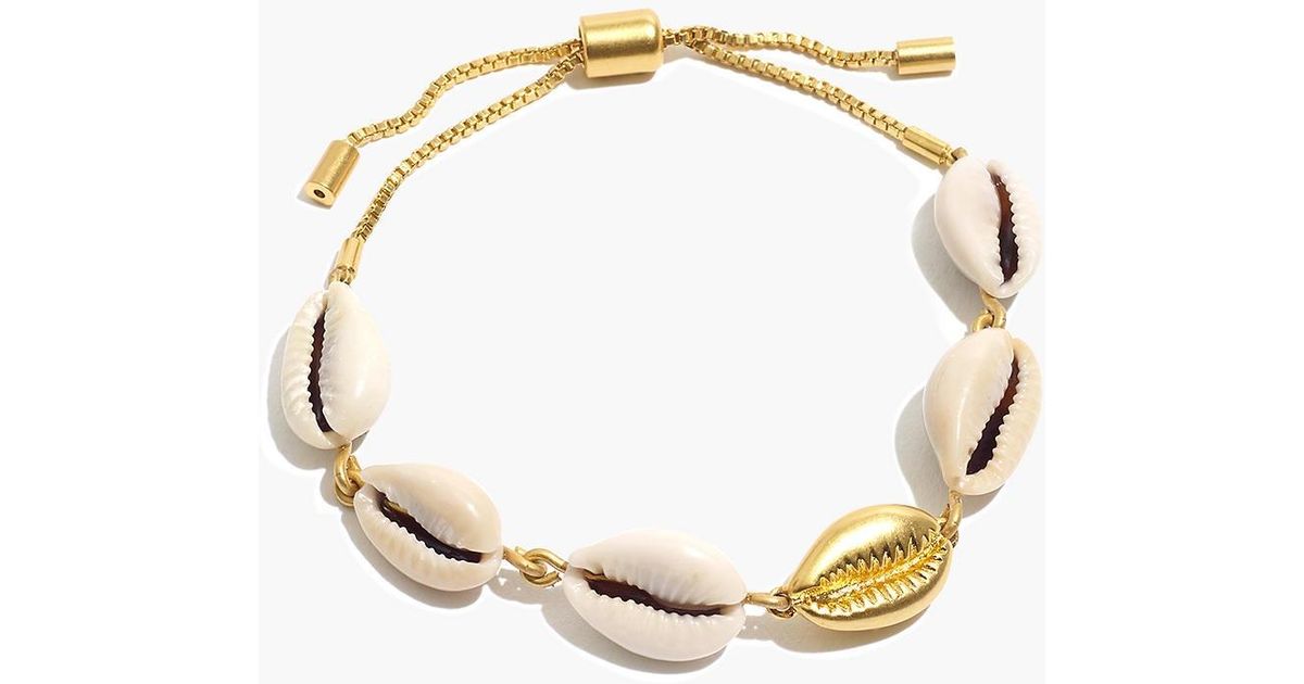 madewell shell bracelet