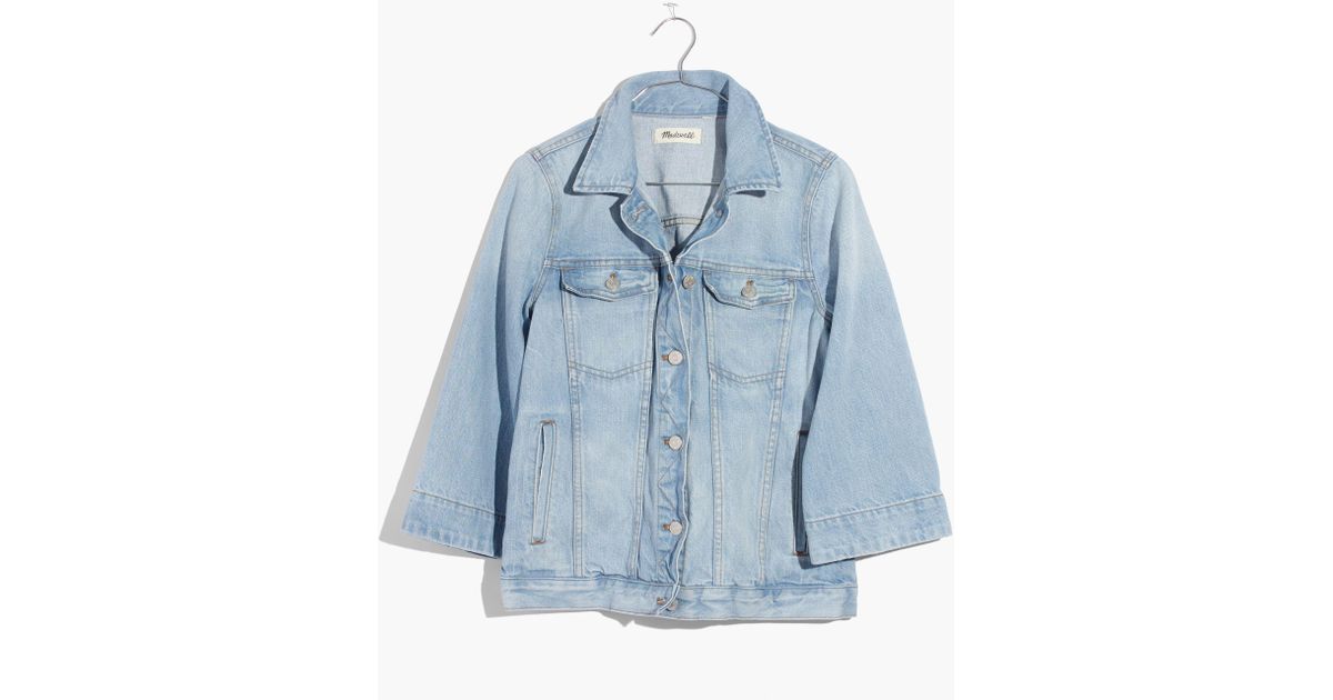 Madewell Cotton Bell-sleeve Jean Jacket 