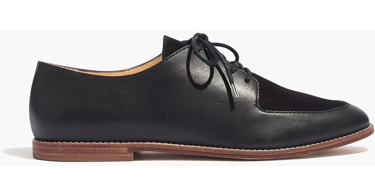 the alex oxford in leather and suede