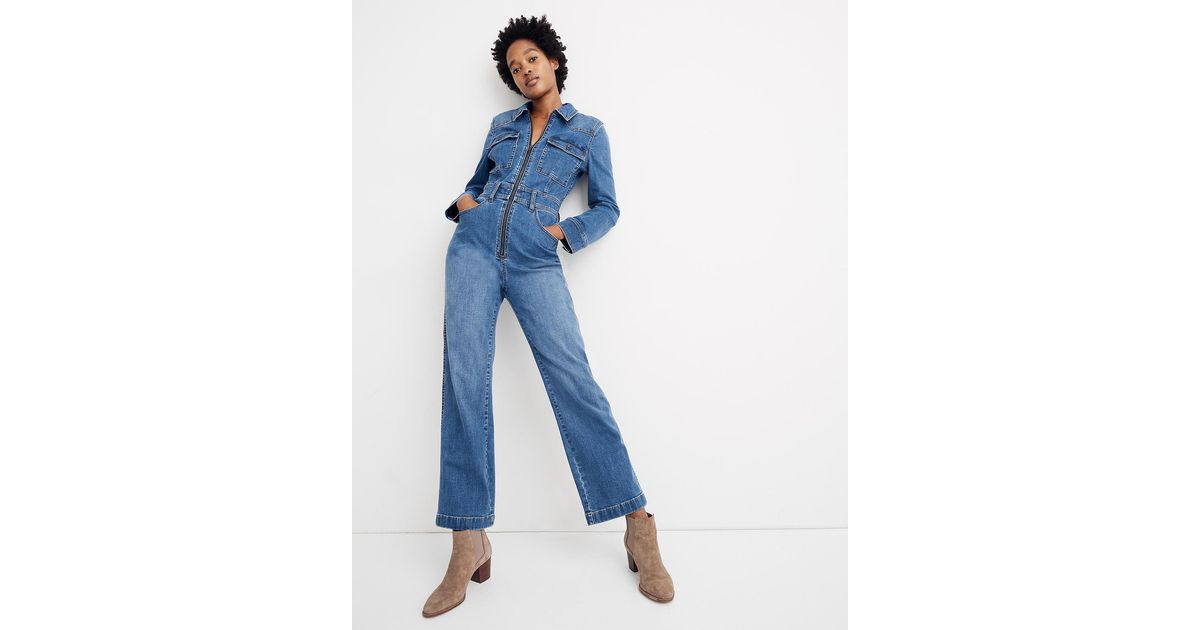 Madewell Denim Zip-front Coverall 