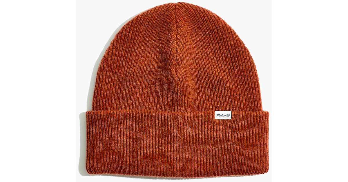 madewell cuffed beanie