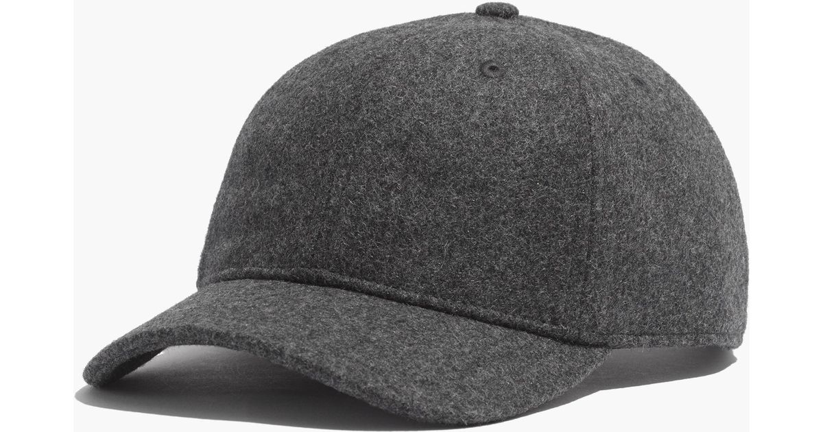 wool blend baseball hat