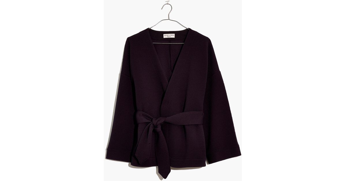 texture & thread wrap jacket