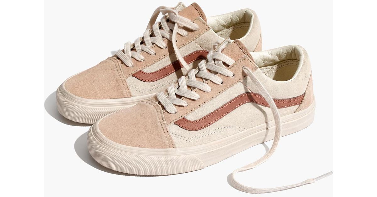 Madewell X Vans Unisex Old Skool Lace-up Sneakers In Camel Colorblock in  Natural | Lyst Canada