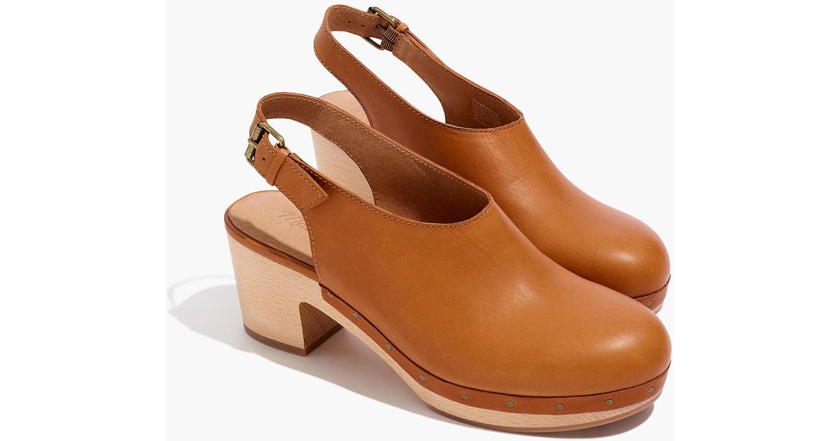 madewell marlo slingback clog