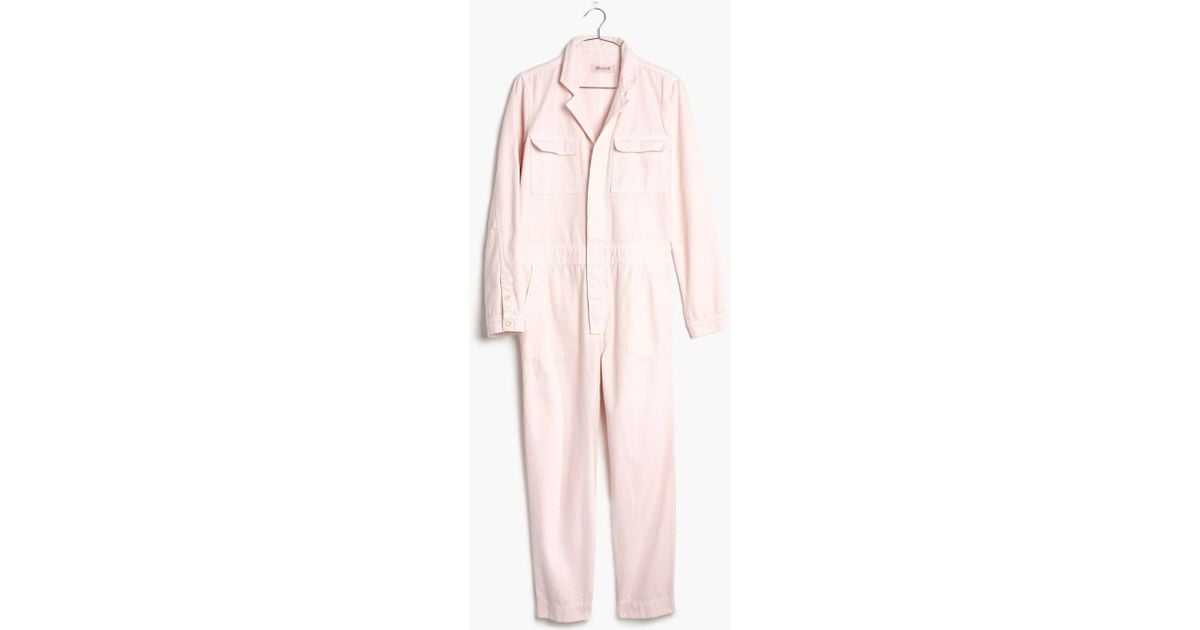 pink madewell jumpsuit