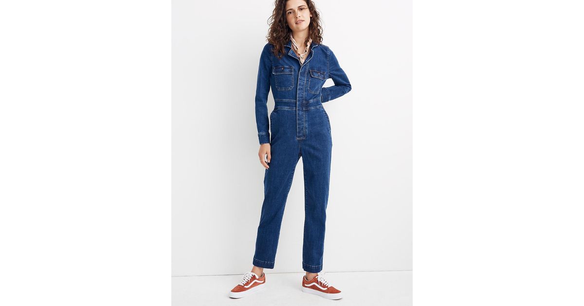 madewell slim coverall jumpsuit