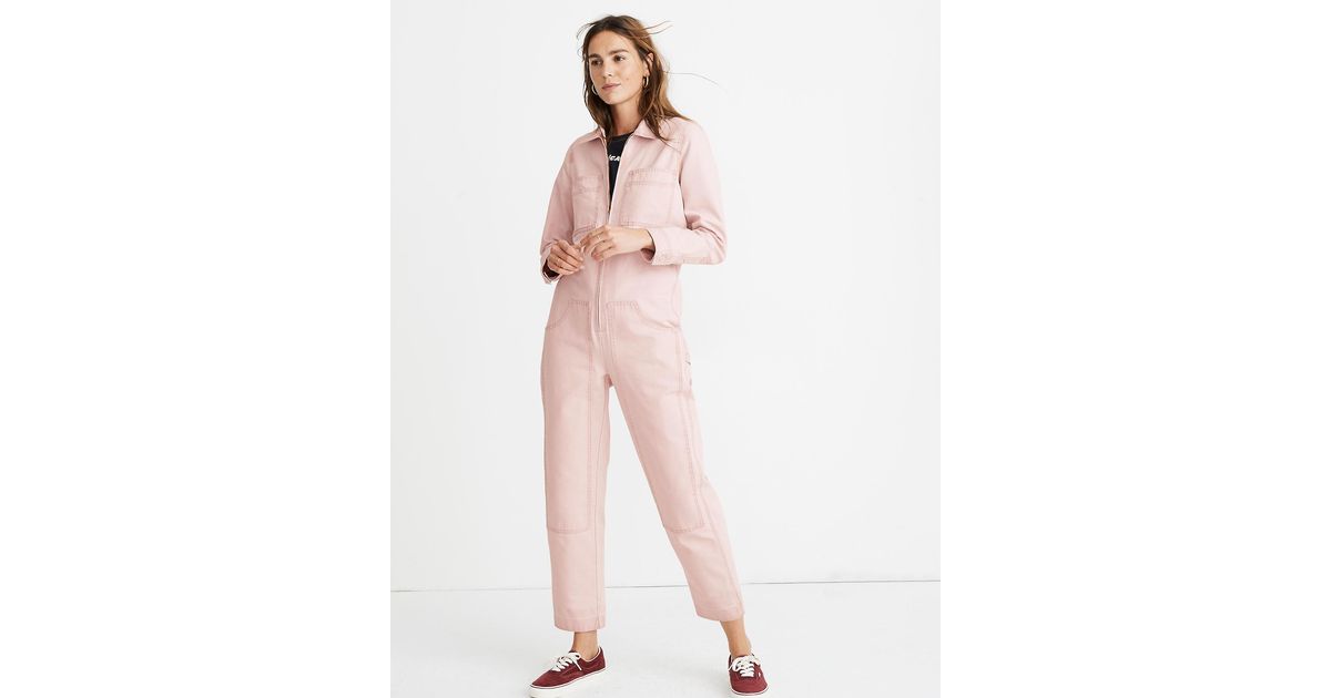 pink coverall jumpsuit